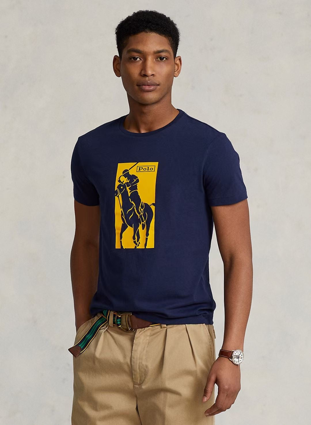 Polo pattern 印花tee
