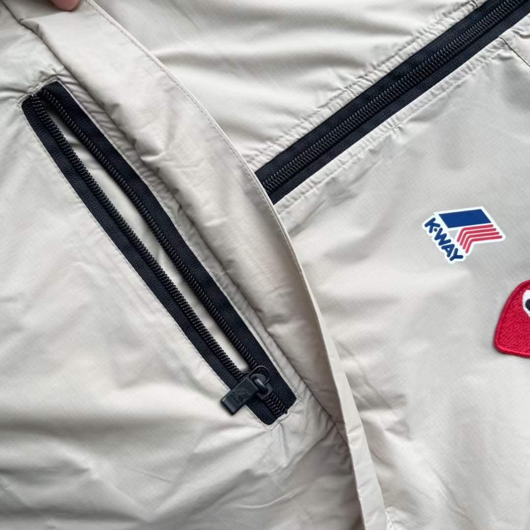 Comme des garçons x kway 防水外套