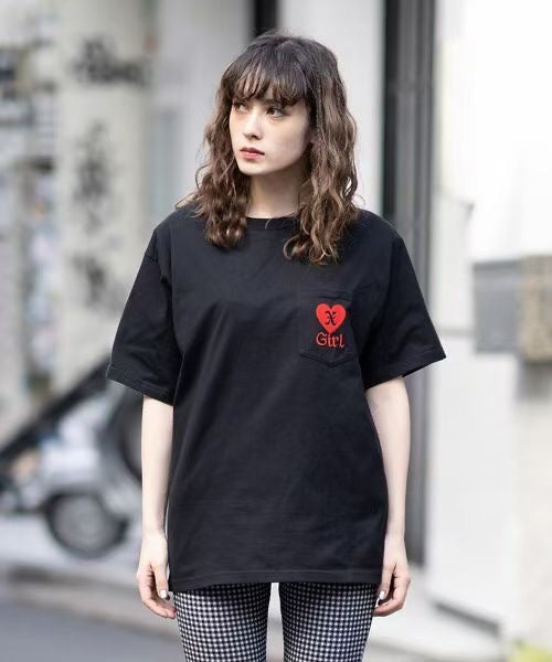 X girl pocket tee
