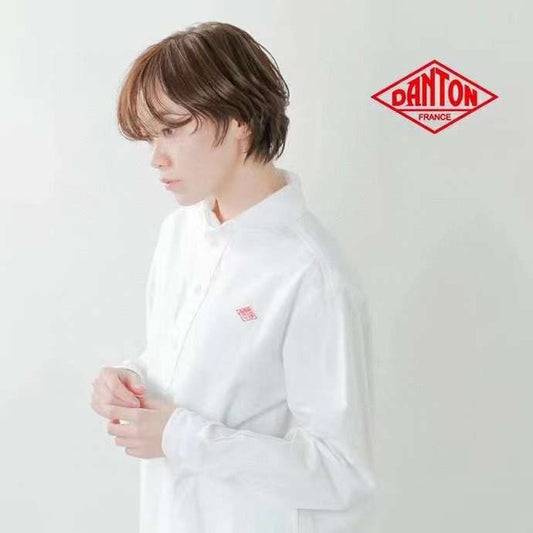 Danton長袖刺繡Polo shirt