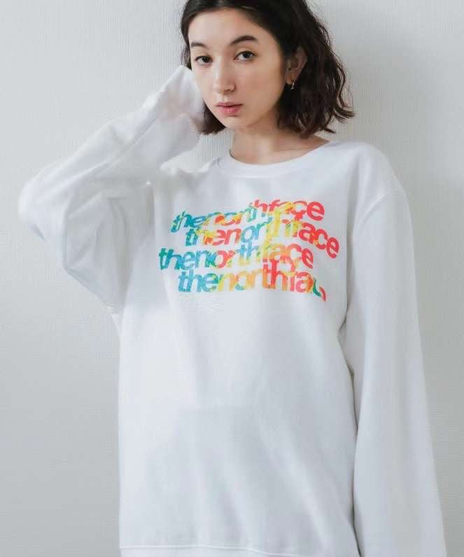 The north face colorful 衛衣