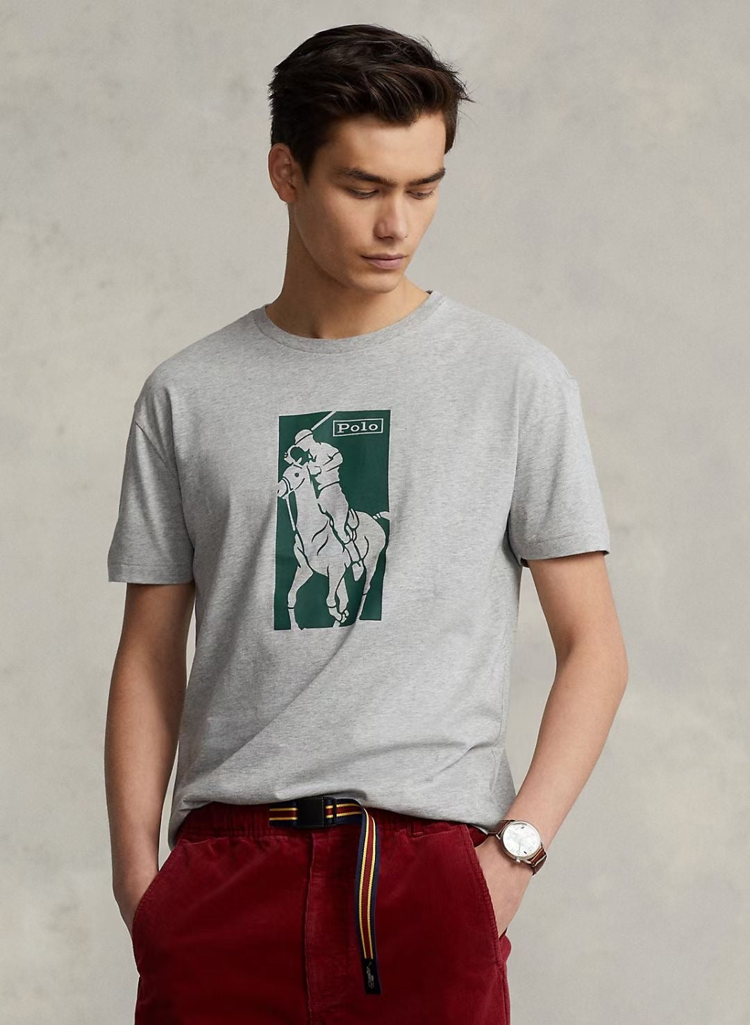 Polo pattern 印花tee
