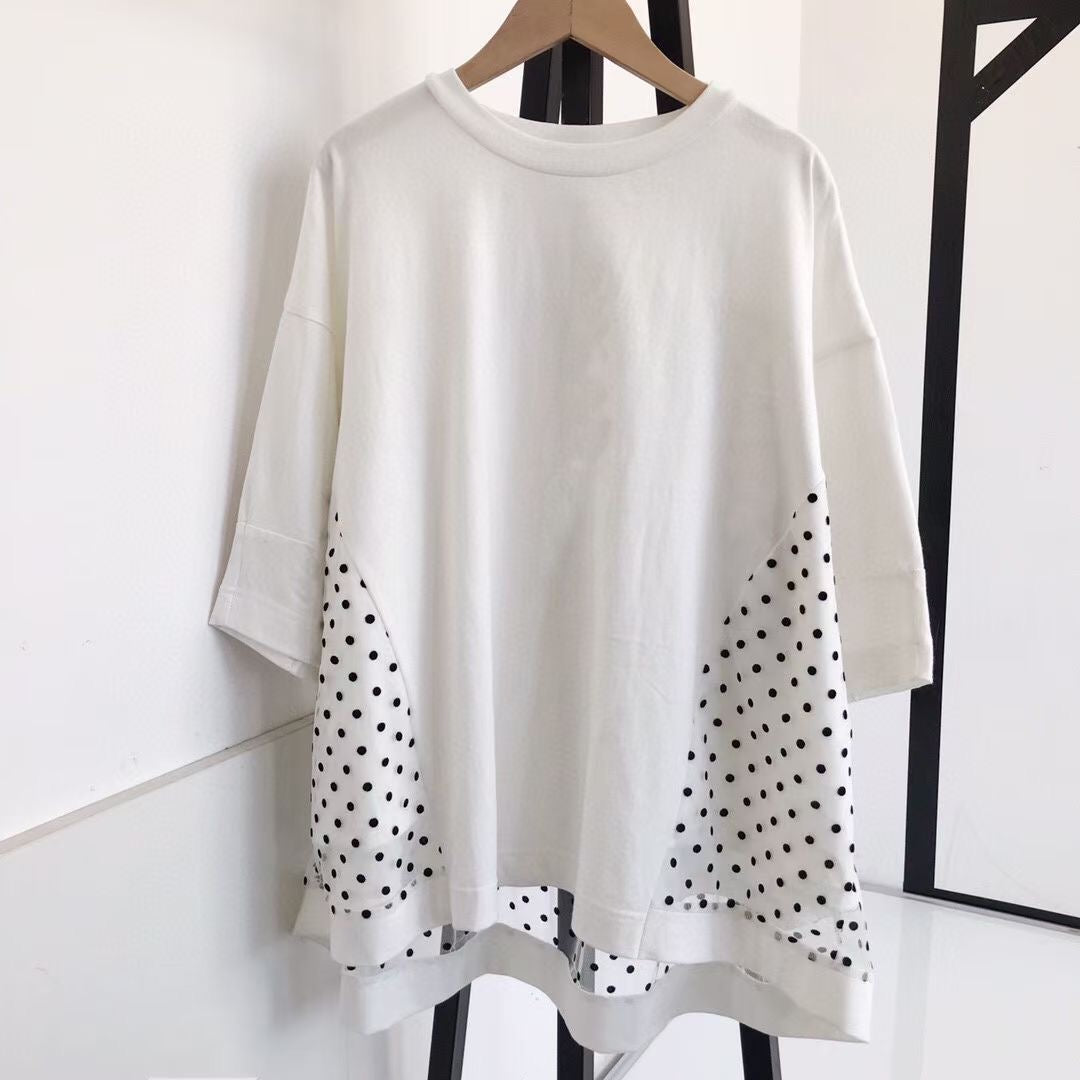 Frapbois 波點網紗tee