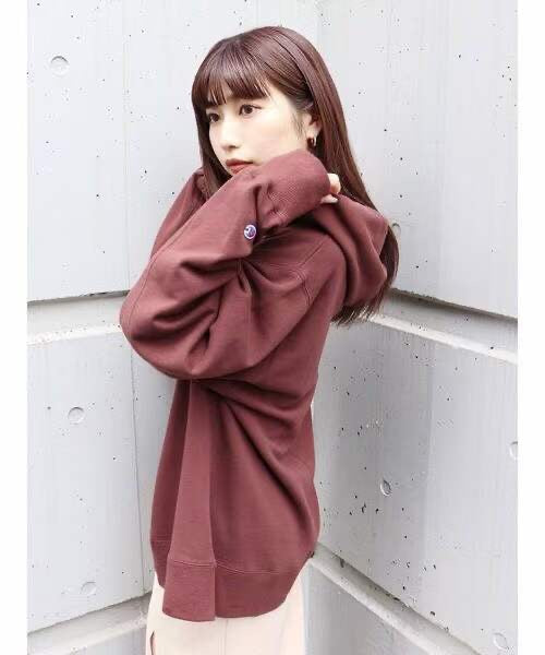 Champion不規則刺繡hoodies