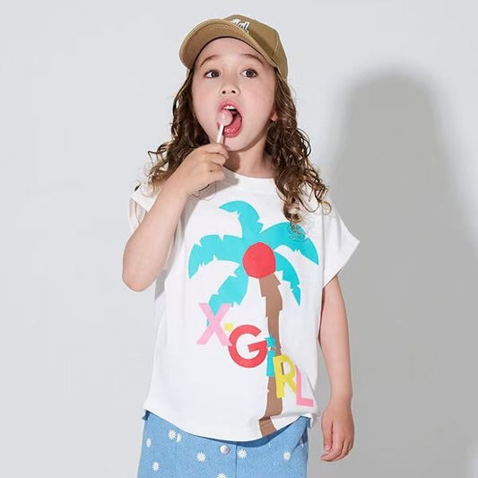 X girl童裝 印花tee