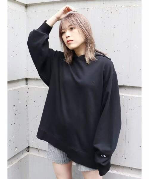 Champion不規則刺繡hoodies