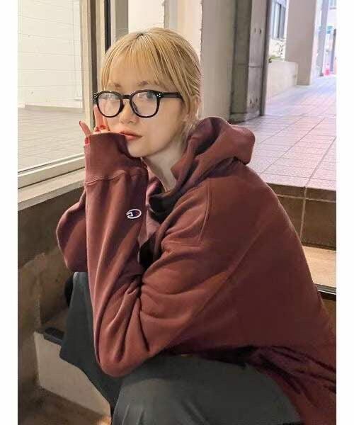 Champion不規則刺繡hoodies