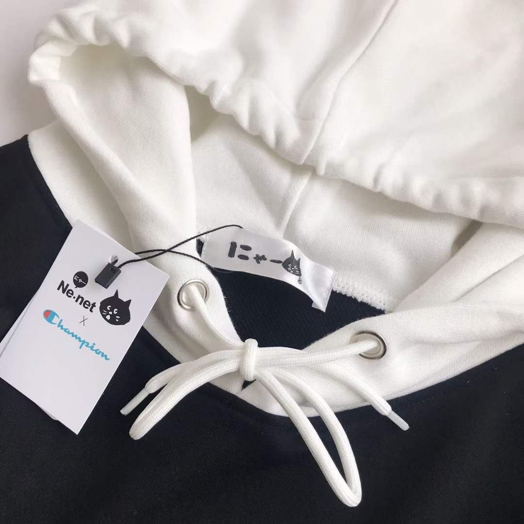 Nenet x champion接拼hoodies