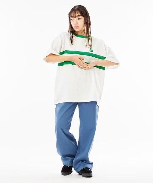Xgirl撞色間條tee