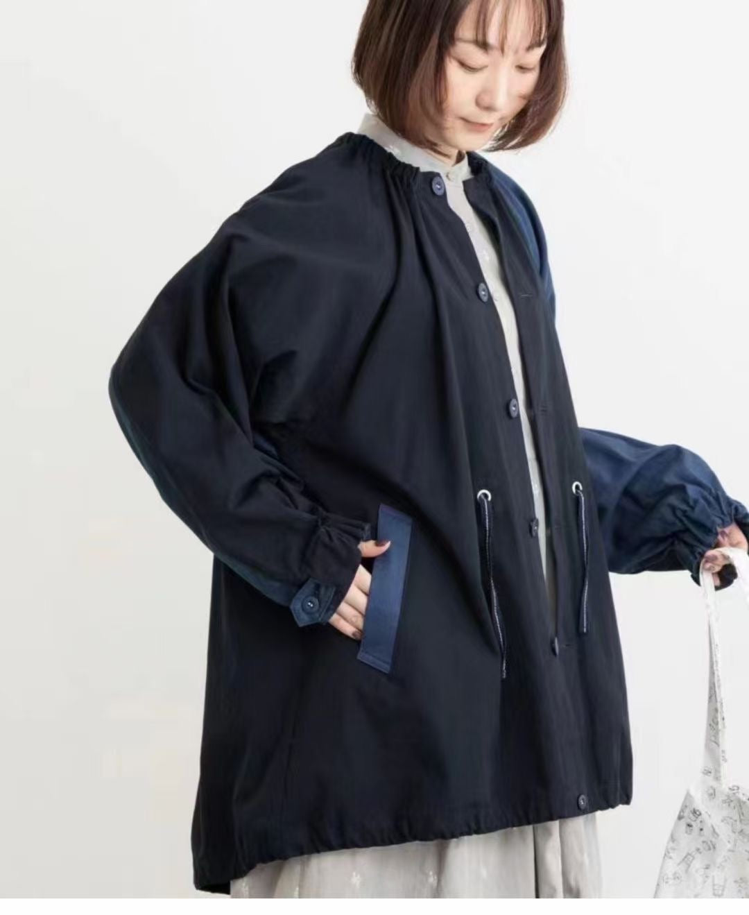 Pou Dou dou束繩外套
