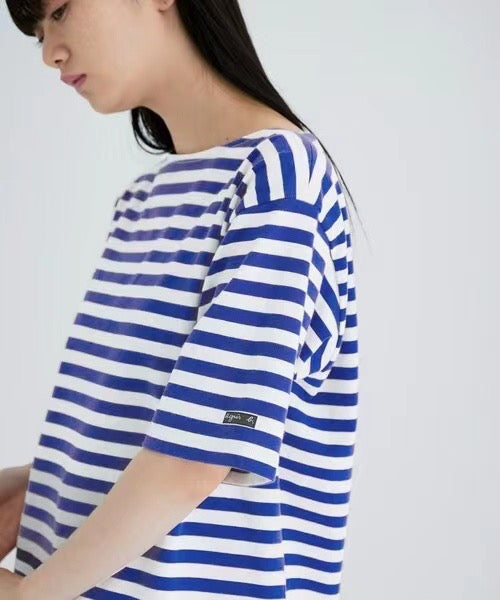 Agnes b 間條tee