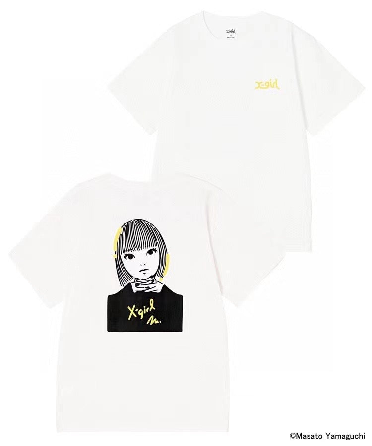 X girl 人像tee
