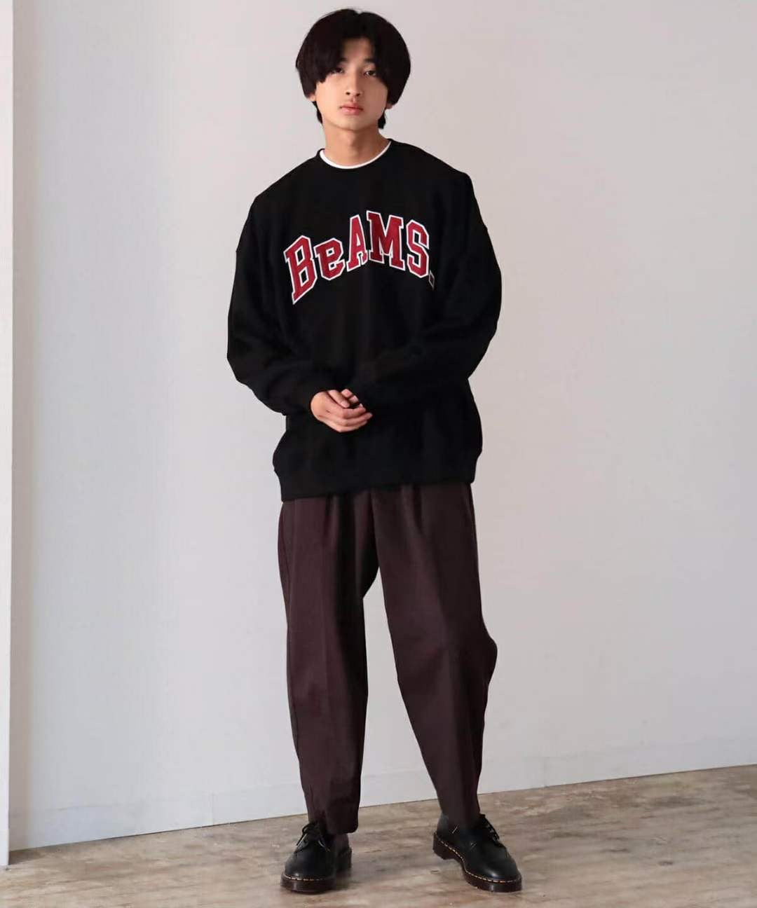Beams 圓領衛衣