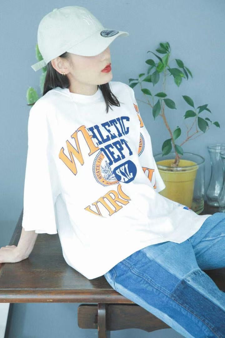Rose Bud 接拼不規則tee