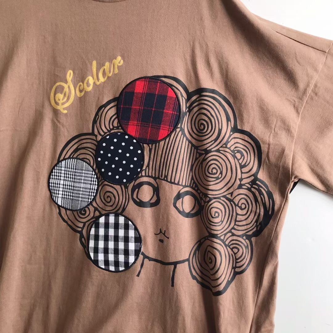 Scolar 格仔pattern tee