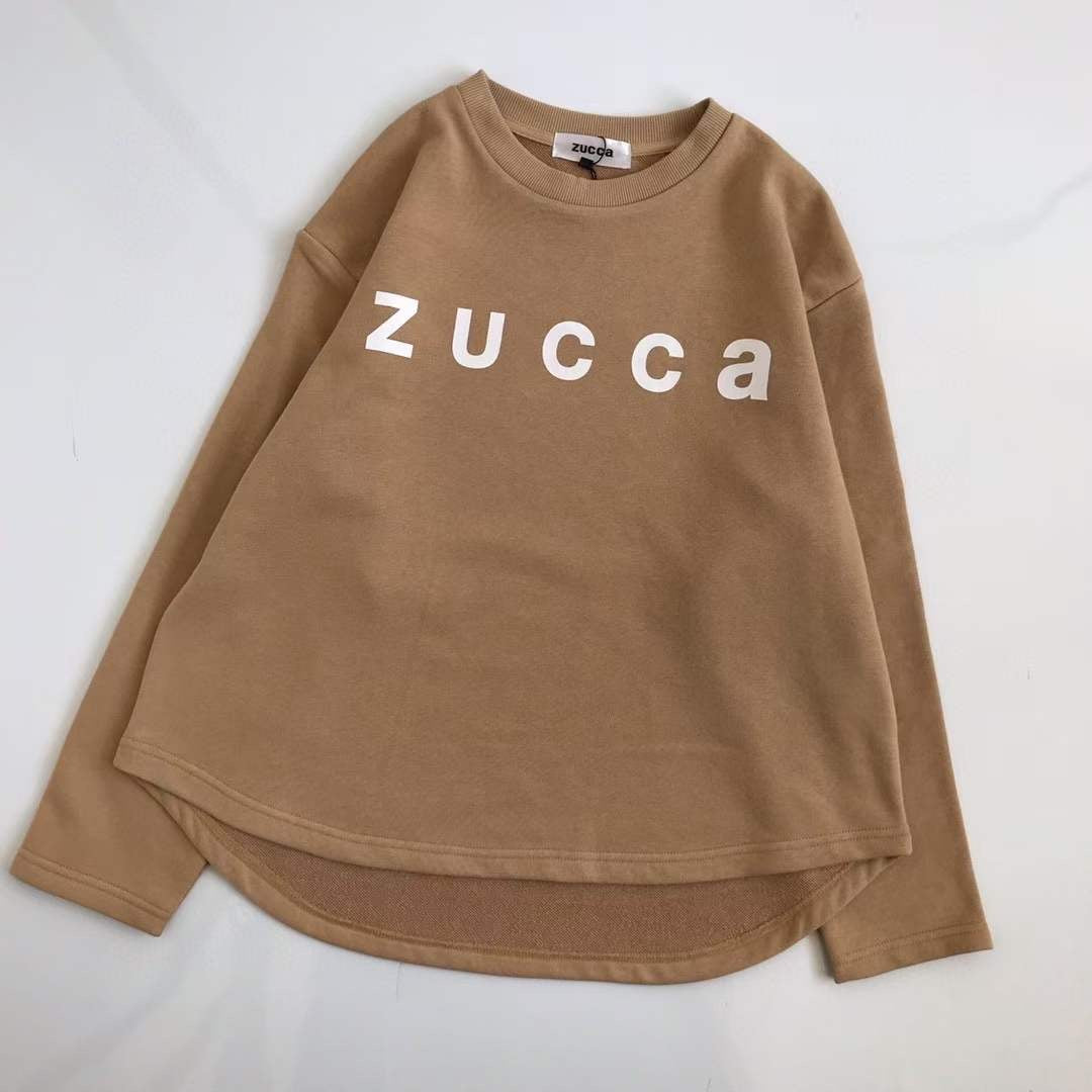 Zucca 淨色logo印花衛衣