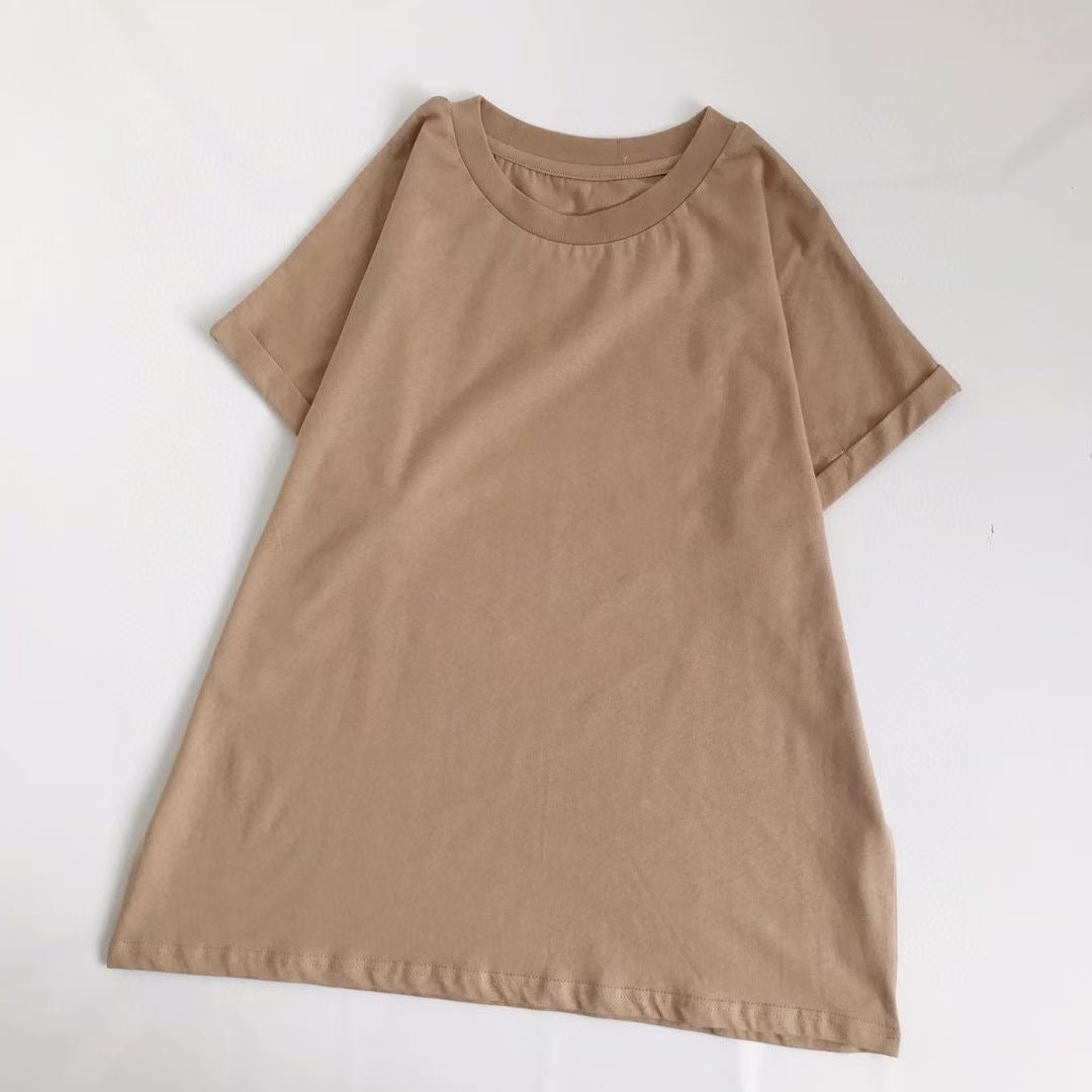 日單淨色tee