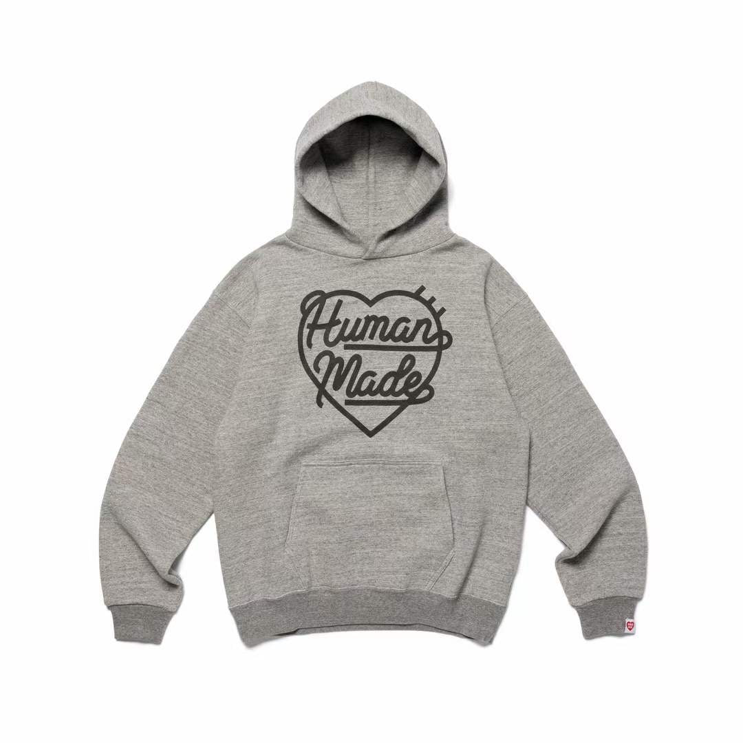 Human made logo 印花hoodies