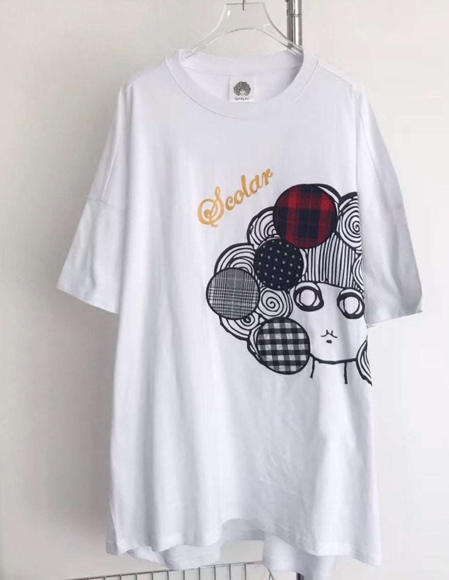 Scolar 格仔pattern tee