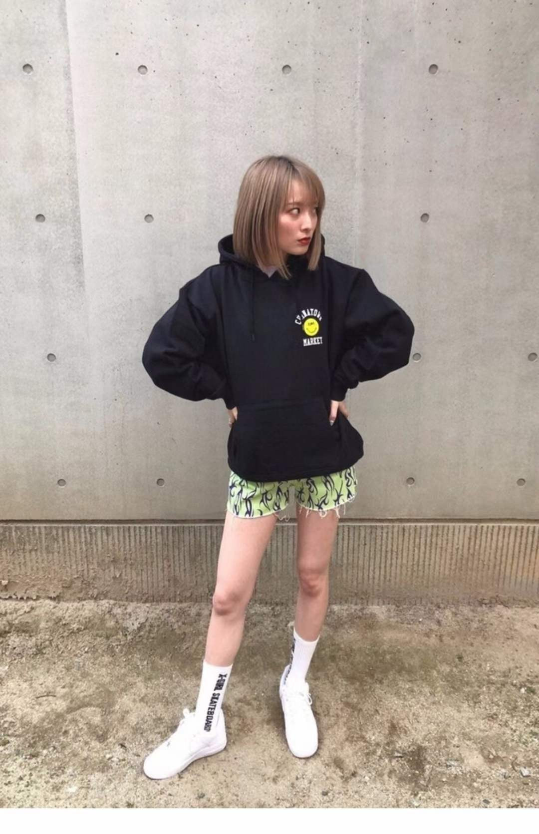X girl smile hoodies