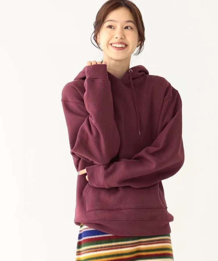 Beams boy 淨色抓毛hoodies
