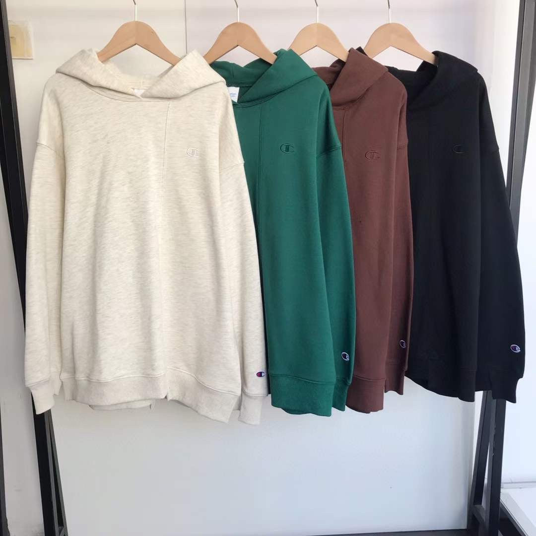 Champion不規則刺繡hoodies
