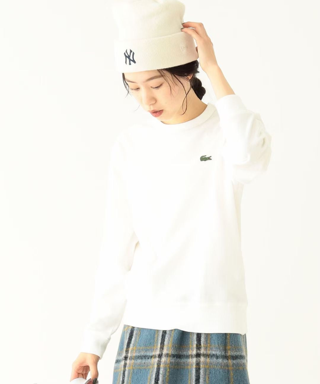 Lacoste logo刺繡衛衣