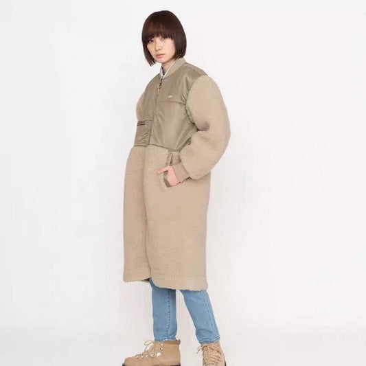 The North Face 羊羔中長外套