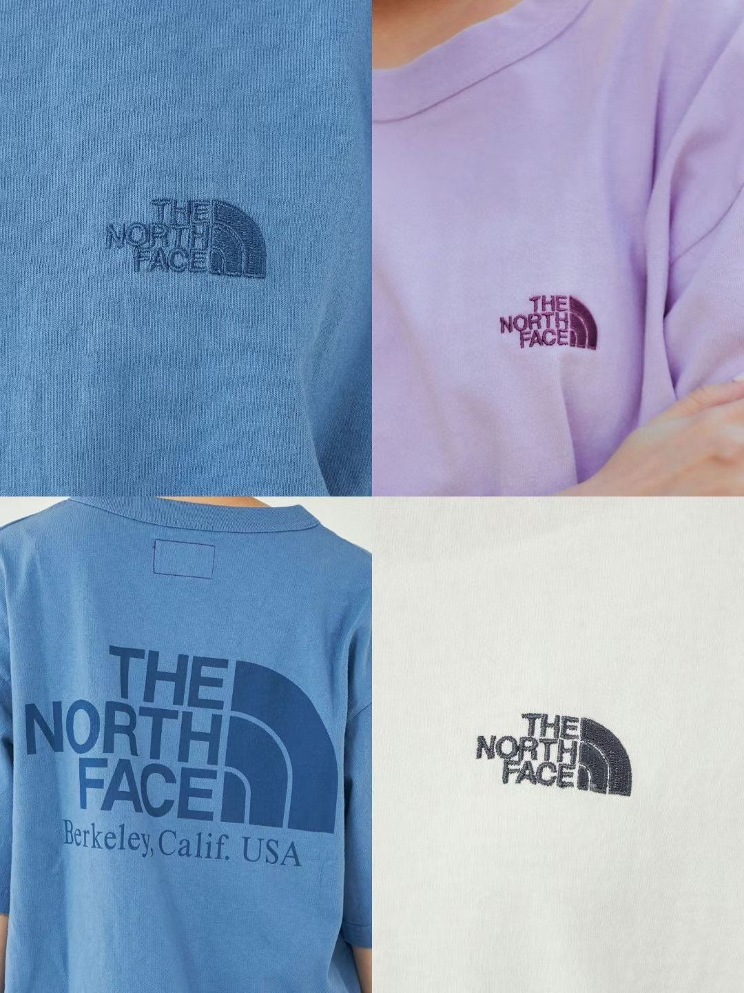 TNF 刺繡logo tee