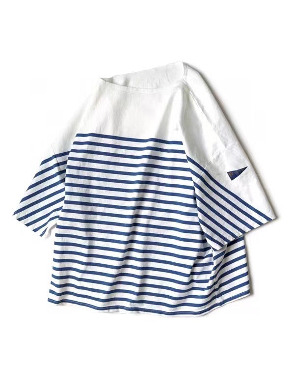 Kapital 7分間條tee