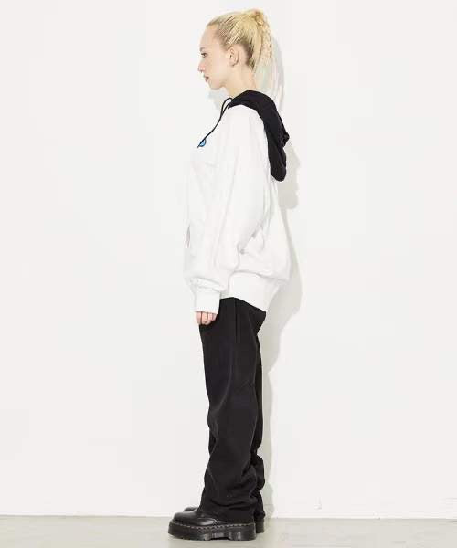 X girl接拼hoodies