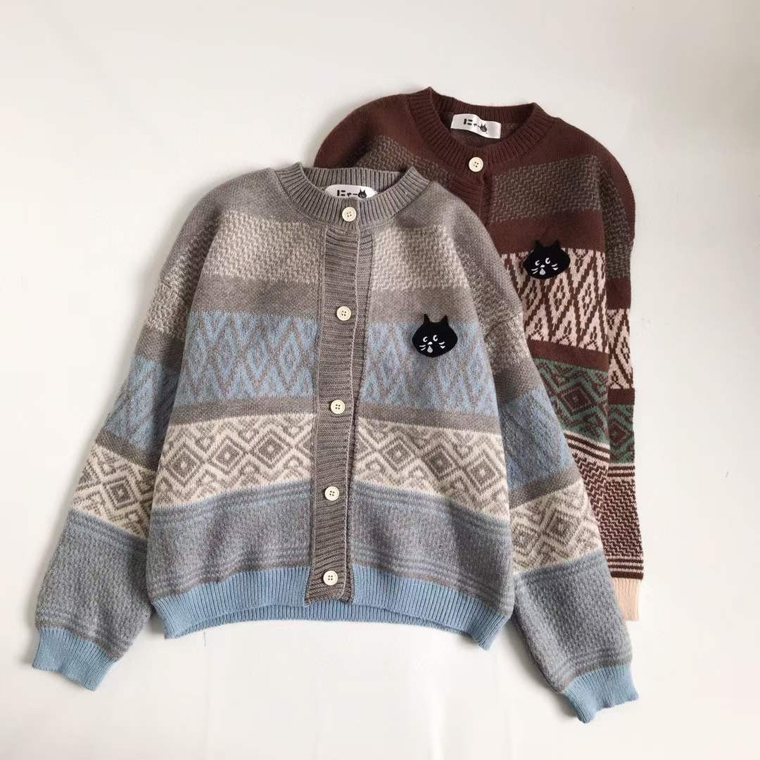 Nenet復古sweater cardigan