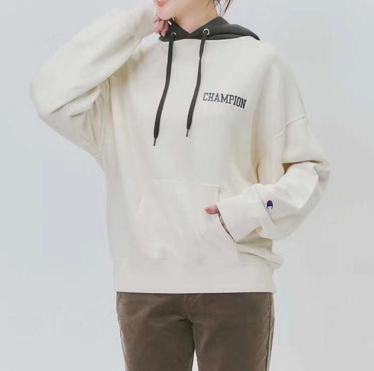 Champion接拼hoodies