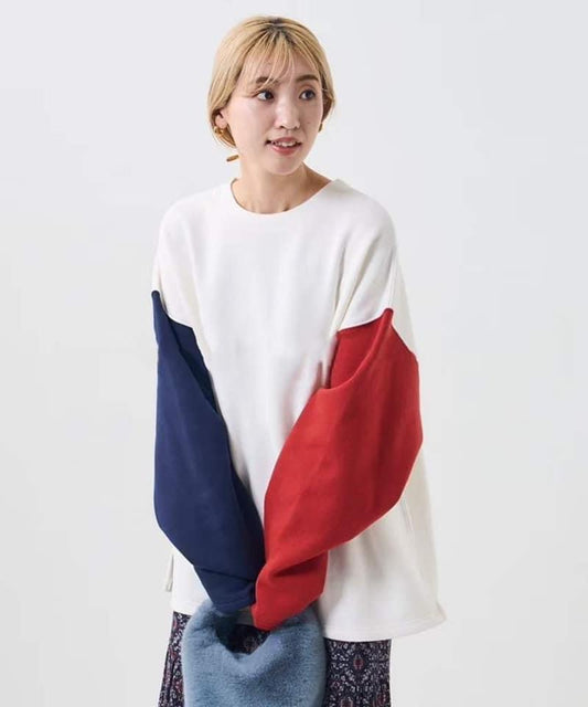 日單FREAK'S STORE 撞色衛衣