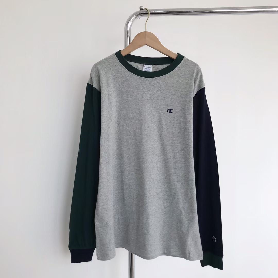 Champion 接拼 撞色tee