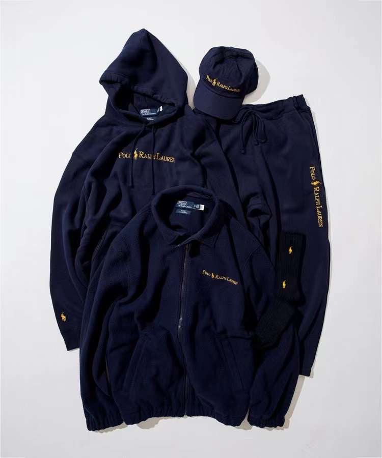 Polo金色抓絨外套