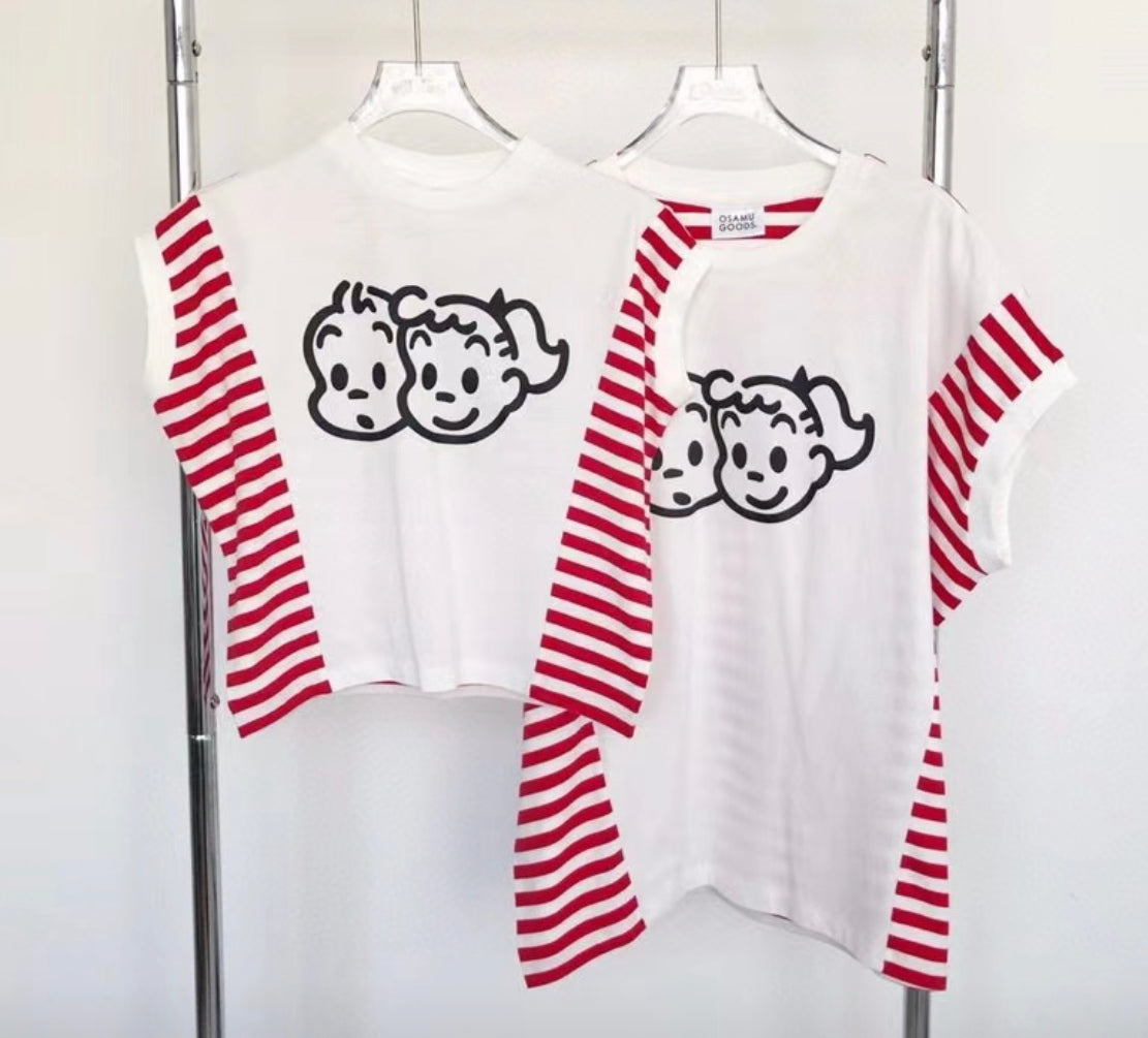 Osamu goods 間條 tee 親子裝