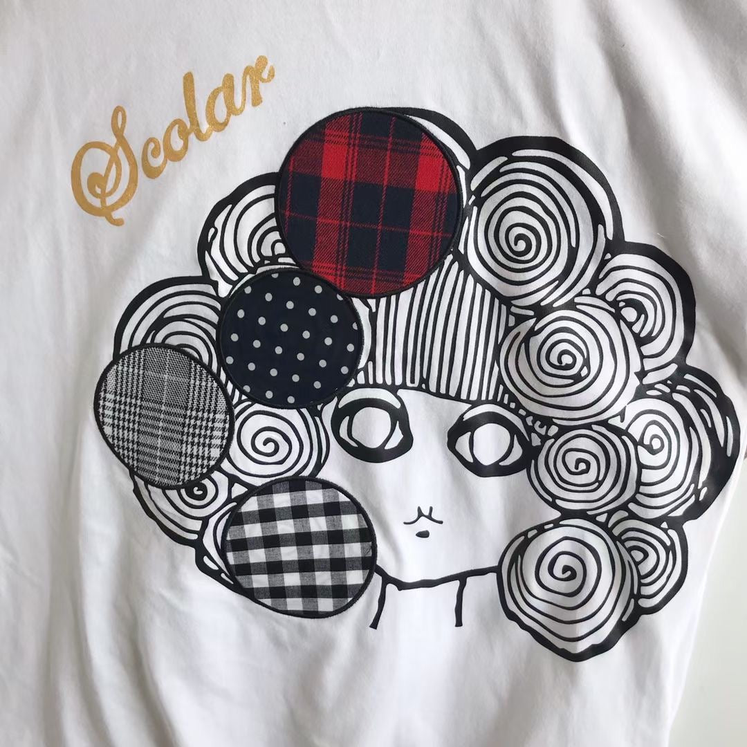 Scolar 格仔pattern tee