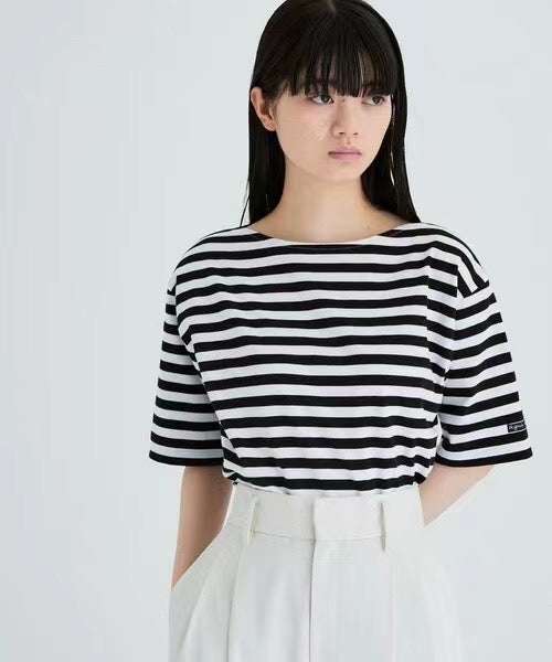 Agnes b 間條tee