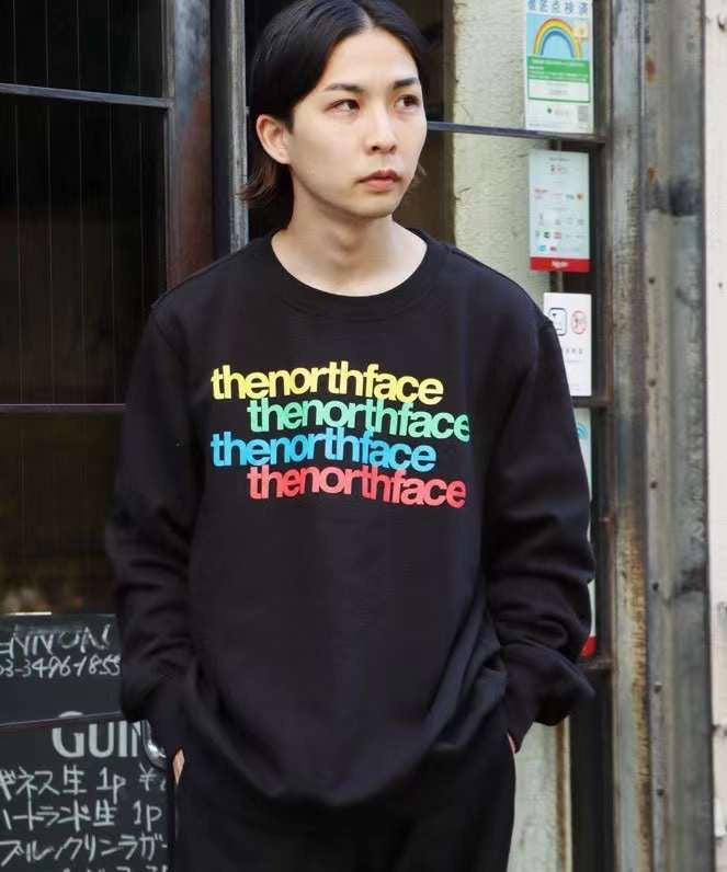 The north face colorful 衛衣