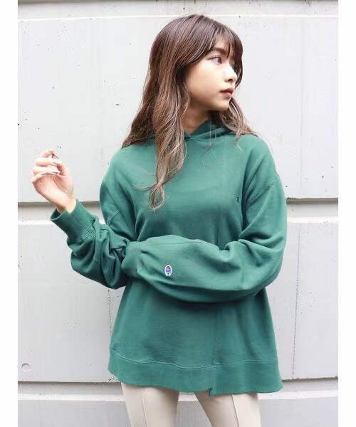 Champion不規則刺繡hoodies