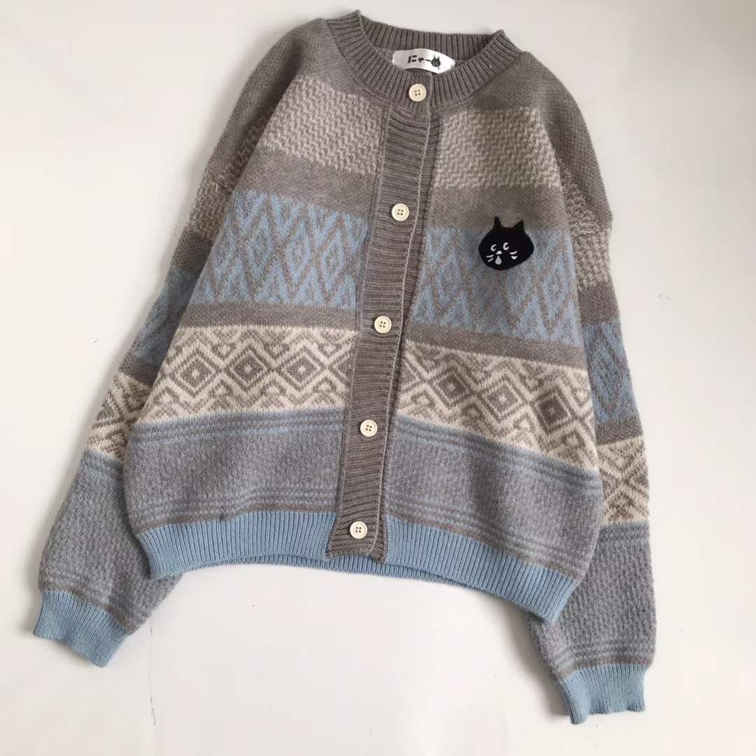 Nenet復古sweater cardigan
