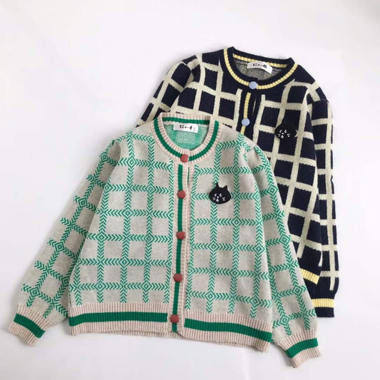 Nenet格仔cardigan