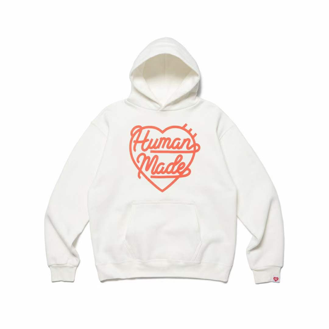 Human made logo 印花hoodies