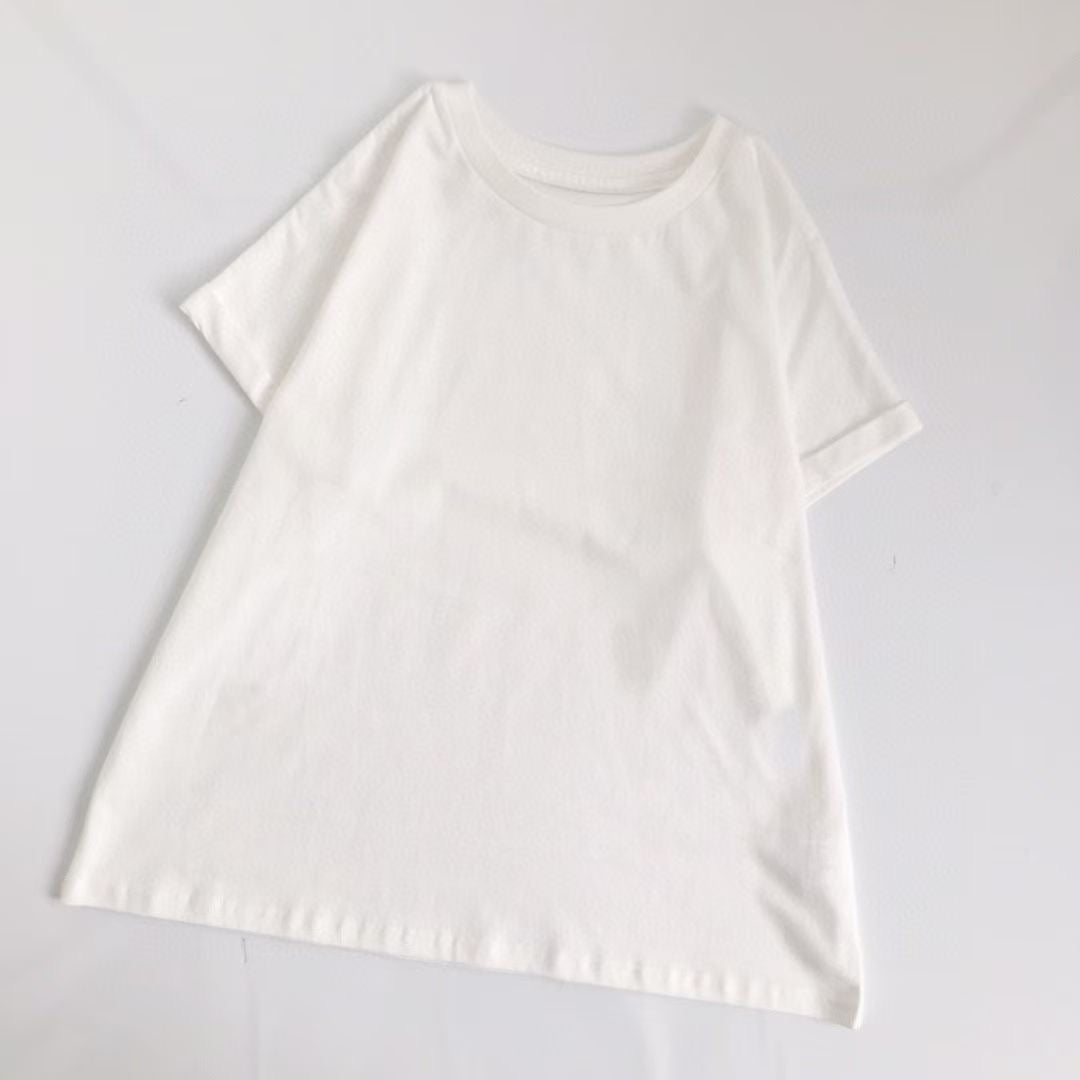日單淨色tee