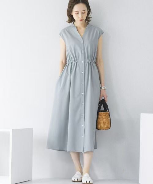 日單無袖one piece