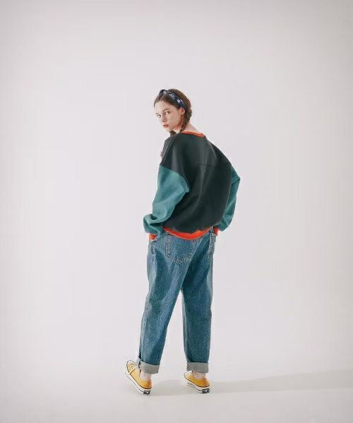 TNF 接拼撞色衛衣