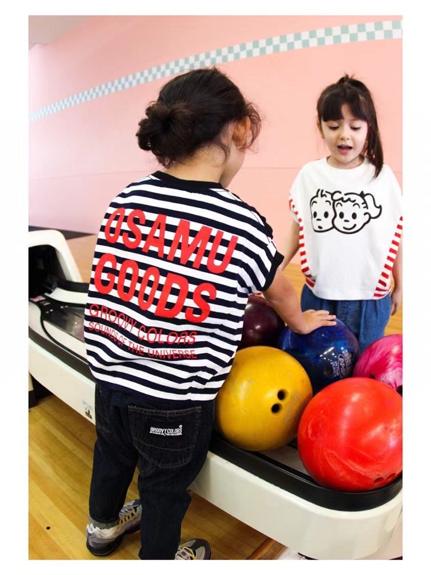 Osamu goods 間條 tee 親子裝