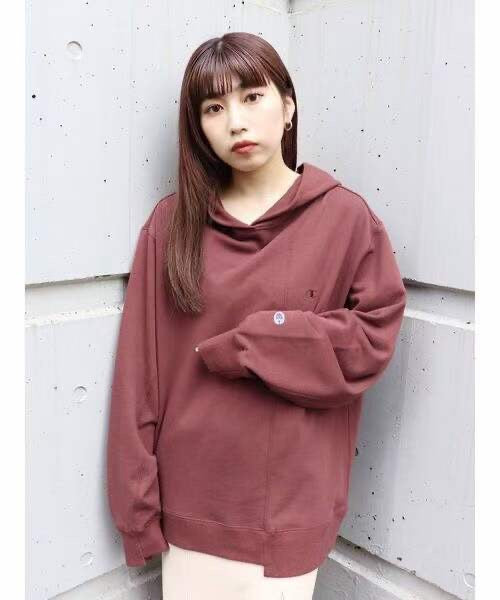 Champion不規則刺繡hoodies