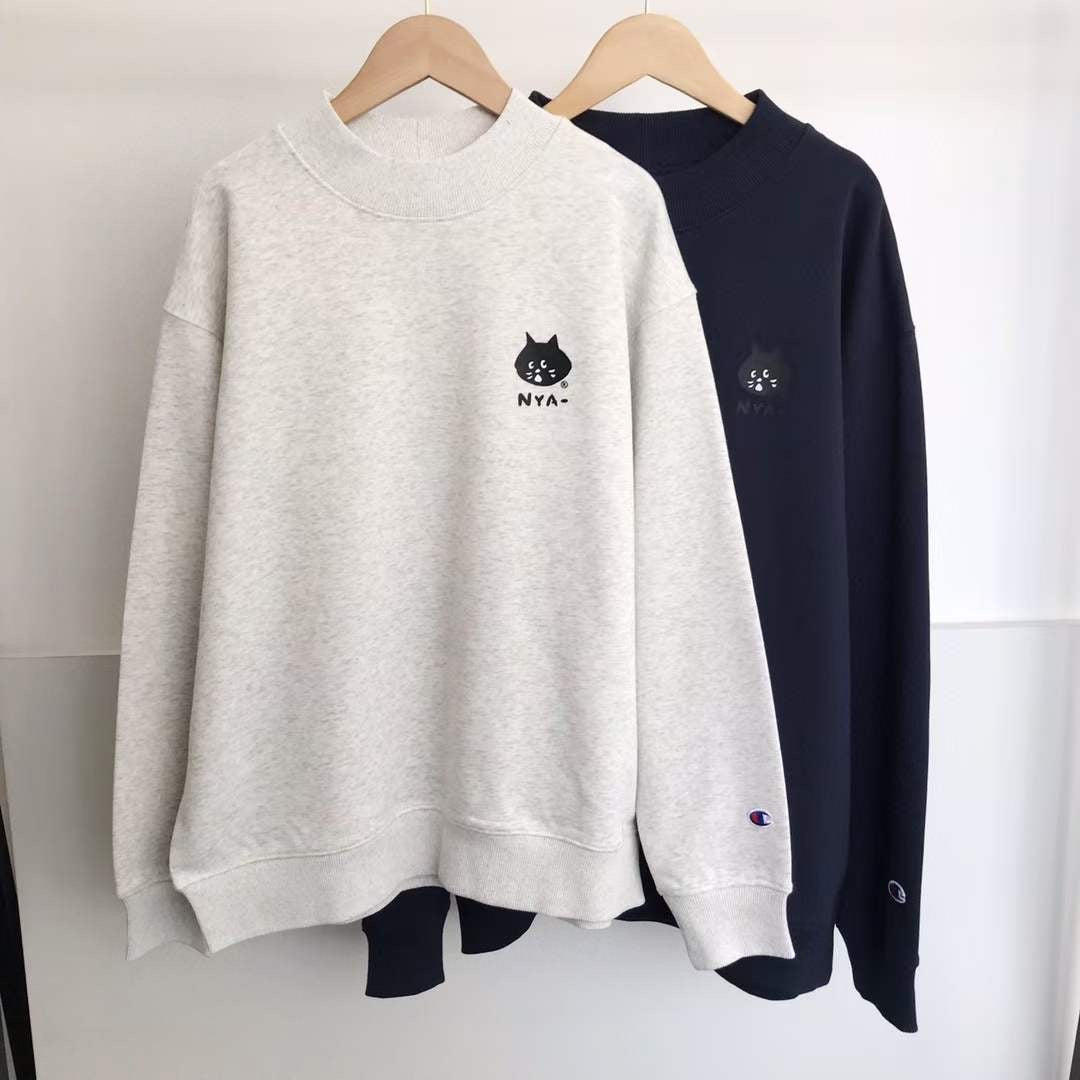 Nenet x champion 半高領衛衣